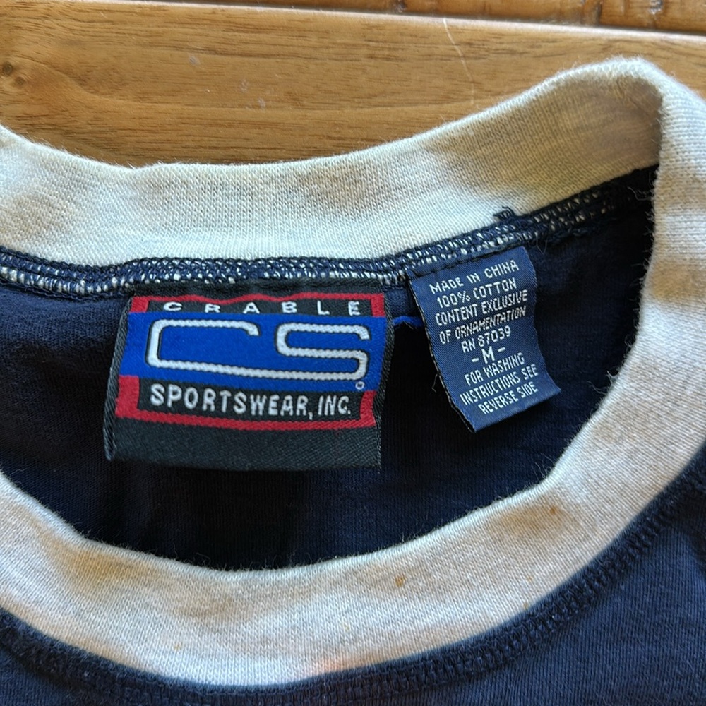 Vtg Iowa State University Cyclone ringer T - Picture 2 of 4